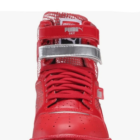 Puma Womens Sky II Hi Futur Minimal size 8 color red - Picture 8 of 11